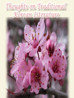 cover image of Thoughts on Traditional Korean Literature